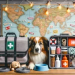Comprehensive Pet Emergency Kit for Travel with Essential Items Displayed